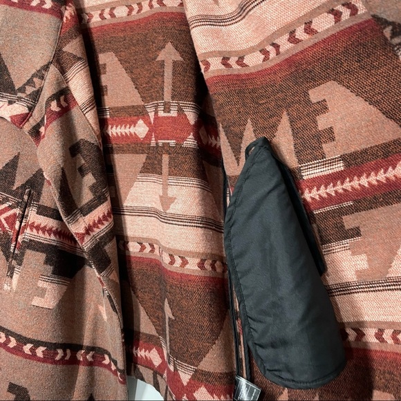 BB Dakota Mackenzie Southwestern Tribal Boho Jacket Longline Duster size… - Picture 6 of 10